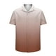 thumbnail image 5 of Mens Casual de Manga Corta Botón Abajo Camisas de Impresión Turndown Cuello Botón Camisa Poliéster, Moda de Verano Superior para Hombres Al Aire Libre, 5 of 6