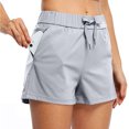 thumbnail image 2 of Fsgntruao Summer Shorts for Women Drawstring Elastic Waist Comfy Short with Pockets Casual Outfits with Pockets Lightweight Beach Shorts, 2 of 3