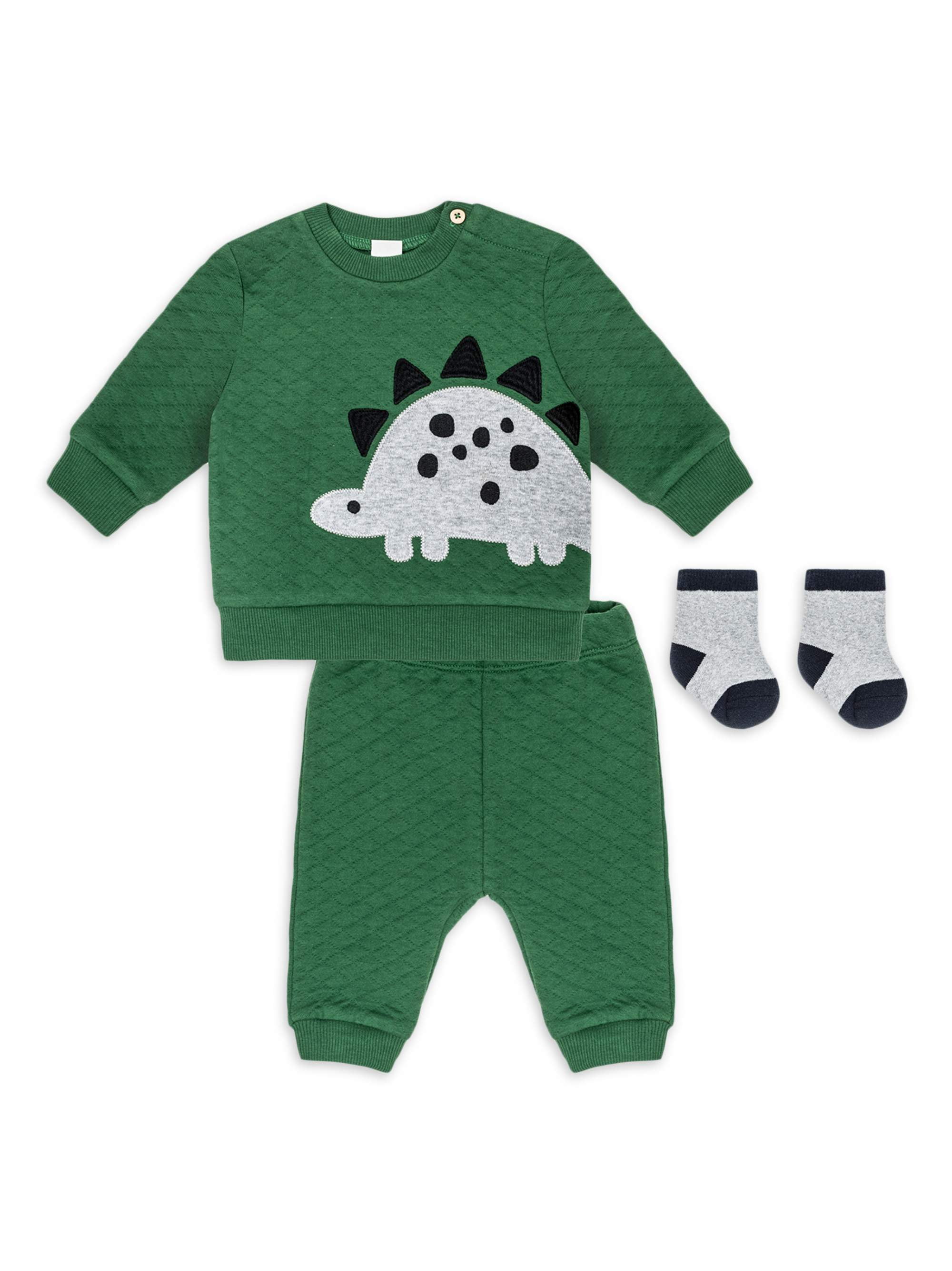 Petit Lem PL Baby by Petit Lem Baby Boy Long Sleeve Shirt, Pant and