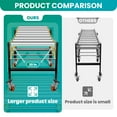 thumbnail image 3 of Adjustable Conveyor Roller 660lb, 23.6-50in Expandable, Heavy-Duty Steel transport aid for Warehouses, Construction Sites, Home Movers​, 3 of 9