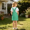 thumbnail image 6 of Bobifish Toddler Girls Suspender Dress Polka Dot Print Sleeveless Pocket Casual Dresss Everyday Loose Fit Children Girls Dresss, 6 of 6