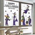 thumbnail image 4 of Pegatina estática de doble cara para ventana transfronteriza de Amazon con diseño de bruja de Halloween, 4 of 5