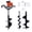 Black 56, variant on 33CC Portable Garden Spraying Machine, 2-Stroke 1.5HP Gas Powered Agricultural Mist Duster Backpack Sprayer for Field Spraying and High Pressure Cleaning