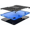 thumbnail image 5 of EpicGadget iPad Pro 11 Case 2021 with Pencil Holder - Slim Heavy Duty Shockproof Rugged Protective Cover with Kickstand Case for Apple 11-inch iPad Pro (3rd Generation, 2021 Release) (Black/Blue), 5 of 7