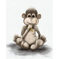 thumbnail image 2 of Bawden, Angela 12x14 White Modern Wood Framed Museum Art Print Titled - Melvin the Monkey, 2 of 4
