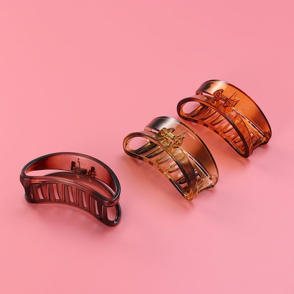 Raindrops Claw Hair Clips for Women 3 Pcs in Bright Color with and UV Aging Resistance