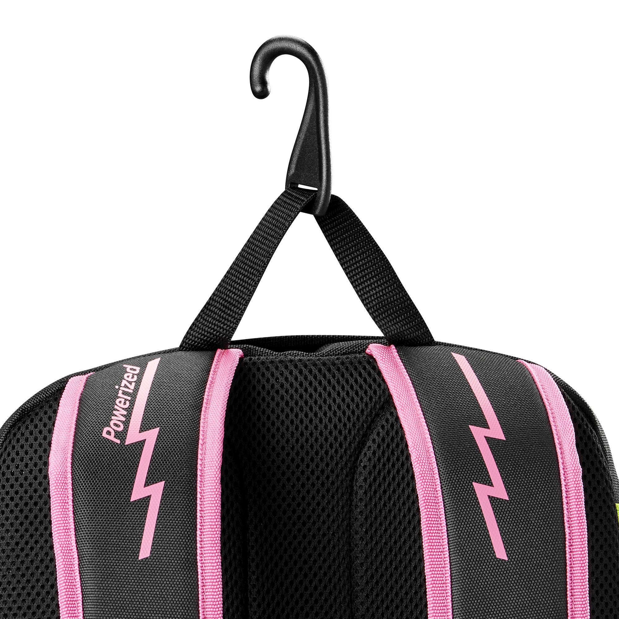 Louisville Slugger Party Animals Powerized Stick Baseball Bag - Hot Pink/Black, Holds Up to 2 Bats