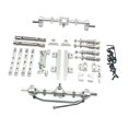 thumbnail image 4 of MERIGLARE RC Car Spare Parts Kits RC Accessories Sturdy RC Front Rear Axle RC Upgrade Metal for 1/12 MN82 LC79 RC Vehicles RC Hobby Car argent, 4 of 8