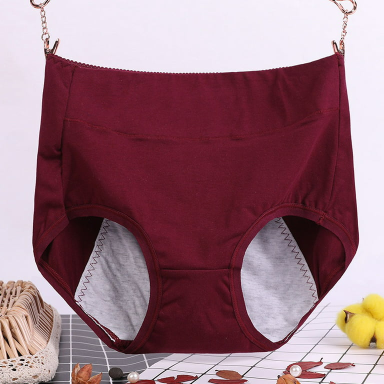 Menstrual Period Underwear Women Leak Proof Ladies Panties Briefs Girl Plus  Size
