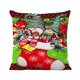 thumbnail image 1 of Hilo Algodón Ecológico 11CT Impresión 3 Hebras 45 * 45 Cm Navideño Tres Lados Almohada Bordado Kit Serie Navideña JShteea, 1 of 9