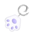 thumbnail image 1 of Preciosa funda de silicona compatible con , funda antipérdida de de dibujos para cartera, coche, mascota, gato, pe púrpura Sunnimix llevar estuche protector, 1 of 8