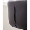 thumbnail image 4 of Polyester fabric upholstered barstools | 360 - degree swiveling and height - adjustable in sets of 2 | Vibrant and sleek look for a lively atmosphere, 4 of 5