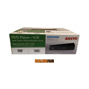 Sanyo FWDV225F DVD/VCR Player w/ Line-In Recording (New)