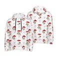 thumbnail image 6 of Bingfone Different Mushrooms Men's Drawstring Hoodie Long Sleeve Pocket Sweatshirts-Large, 6 of 6