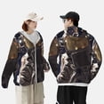 thumbnail image 5 of Fotbe Astronaut Men's Women's UPF 50+ Sun Protection Jacket Hooded Cooling Shirt with Pockets Hiking Outdoor Performance-Small, 5 of 8
