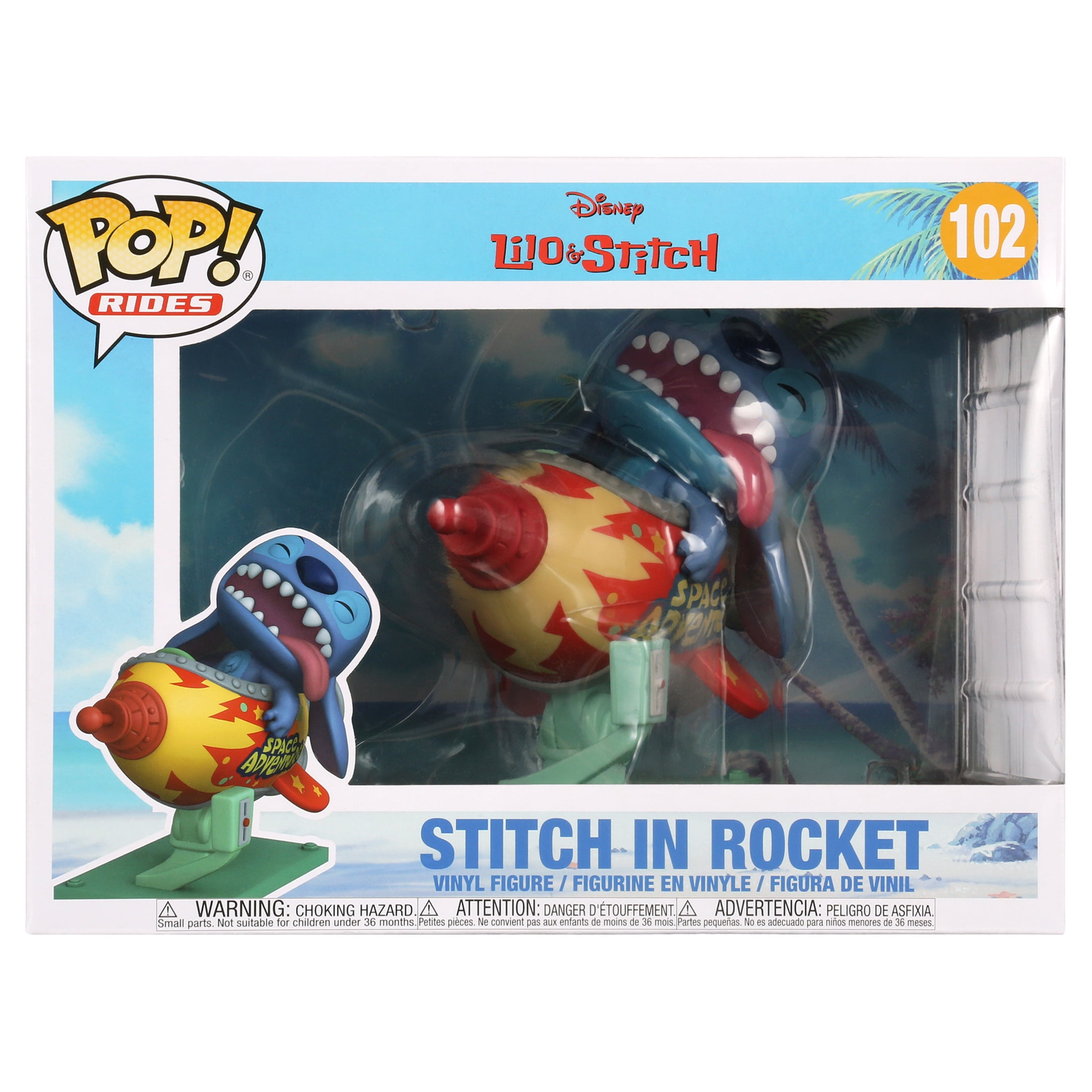 Rides Lilo & Stitch Stitch in Rocket 5" Vinyl Figure Funko POP 