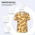 thumbnail image 5 of Fotbe Hot Dogs Baseball Jersey Shirt for Men and Women, Casual Short Sleeves Button Down T-Shirt-Medium, 5 of 9