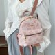 thumbnail image 2 of Mini Mochila pequeña de cuero PU para mujer, bolso multifunción para teléfono con estampado de flores, mochila escolar para mujer Fivean unisex, 2 of 2