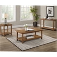 thumbnail image 7 of JERFIT Distressed Brown Wood End Table with Shelf, Rustic Nightstand for Living Room, Sofa Side Table with Storage, 7 of 7