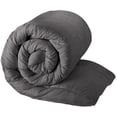 thumbnail image 5 of DNG Creations 1 Piece Diamond Pattern Comforter, 800 Thread Count, 100% Egyptian Cotton - Twin/Twin XL Size, Solid Dark Grey Color, 5 of 8