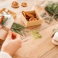 thumbnail image 3 of 100pcs Round Ornament Caps for Christmas Tree DIY Decorations Golden Replacement Hangers, 3 of 11