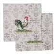 thumbnail image 1 of Vargottam Luxury Collection Dinner Table Linen Dcor Cotton Napkin Printed Fabric Reusable Napkins Set Of 4, 20 X 20 - Rooster, 1 of 6