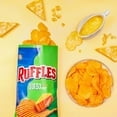 thumbnail image 5 of Ruffles Queso Cheese Flavored Potato Chips, 15.125 oz-1pk-With Olive Green Bowl By OMA, 5 of 6