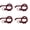 Burgundy, variant on 4Pcs Braided Rope Tassels Curtain Accessories Tiebacks with Wood Rings Easy Installation Window Drape Holdbacks Ties
