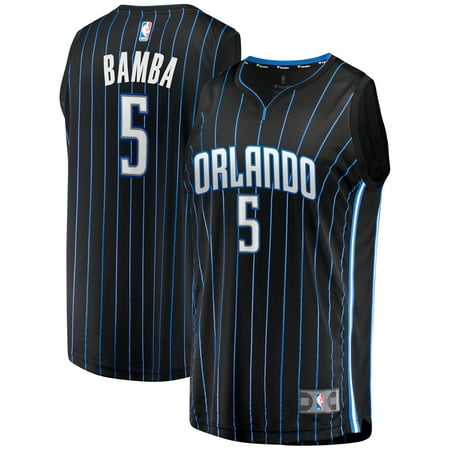 Mohamed Bamba Orlando Magic Fanatics Branded 2019 Fast Break Replica Player Jersey Black - Icon