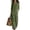 Army Green, variant on Women's Bohemian Cotton Linen Two Piece Sets - Vacation Top and Pants Outfit, Retro Elastic Waist Casual Wear for Spring and Summer,Army Green L