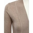 thumbnail image 2 of Cielo Plus Size Open Front Drape Classic Knit Cardigan With Pockets, 2 of 3