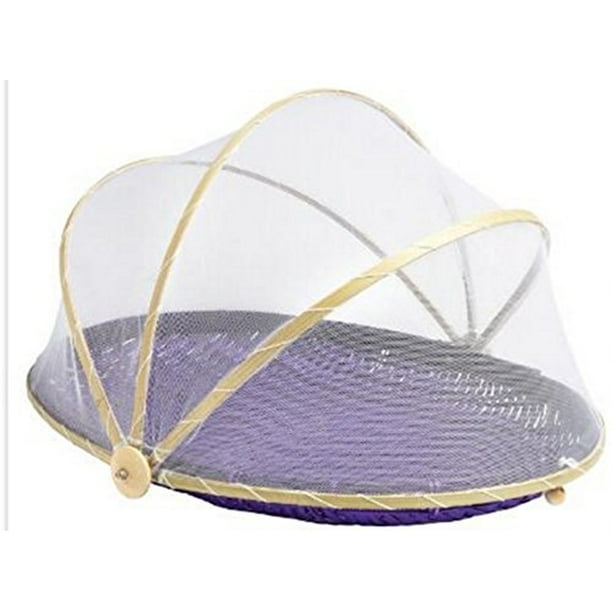 bamboo food tent basket