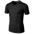 thumbnail image 2 of H2H Mens Cool Dry Compression Short Sleeve T-Shirts BLACK US L/Asia XL (CMTTS265), 2 of 6
