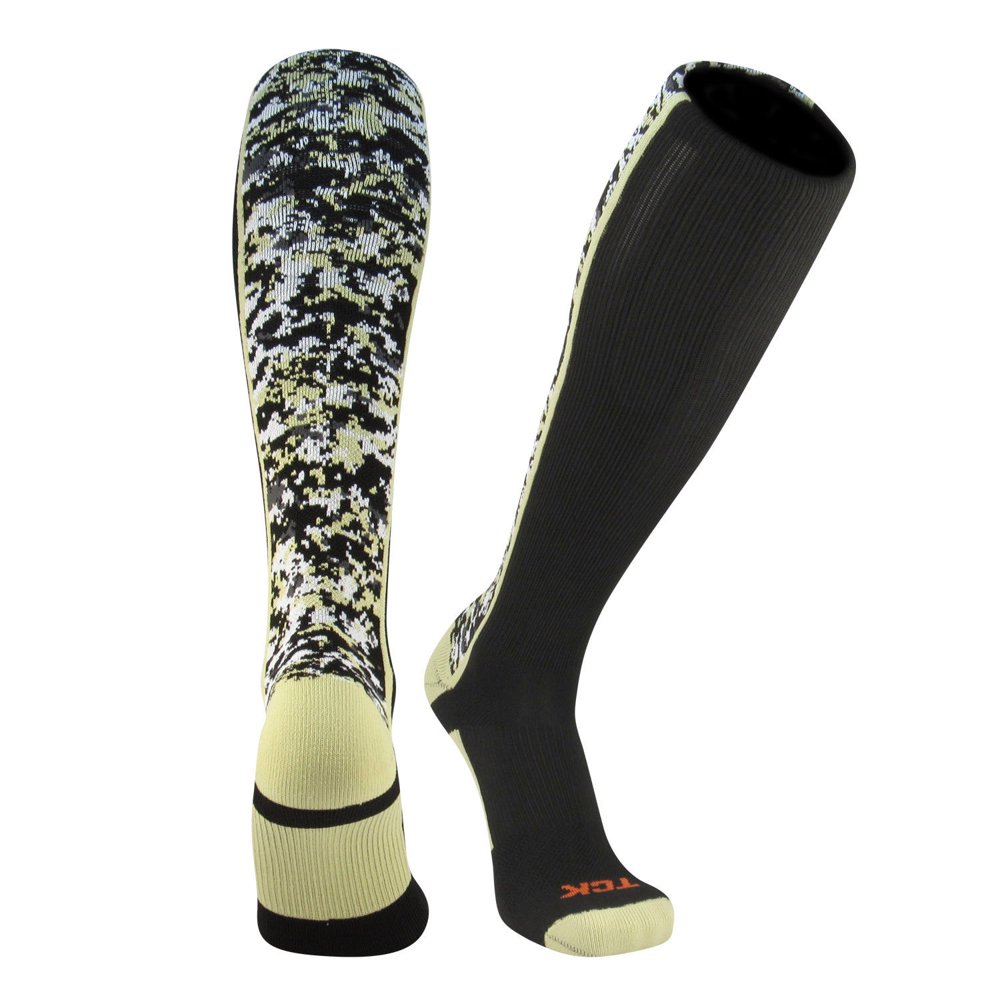 TCK TCK Digital Camo Black, Vegas Gold Knee High Baseball Football