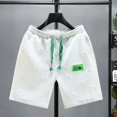 thumbnail image 4 of Pantalones cortos deportivos para hombre, pantalones cortos deportivos con gráficos para hombre, estilo anime, hip hop, de verano, de corte seco, venta al por mayor, ropa de calle de 3 cuartos, 4 of 5