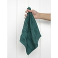 thumbnail image 2 of American Soft Linen Luxury 4 Piece Washcloth Set, 100% Cotton Turkish Washrags and Washcloths, Teal, 2 of 6
