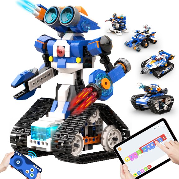 Kit de construcción de robots Apitor Robot J 6 en 1 para niños de 7 a 12 años