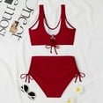 Red Women'S Bikini Swimsuits, Sleeveless Women'S Swimsuits, Swim Shorts