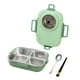 thumbnail image 2 of 1400ml Stainless Steel Bento Lunch Box For Kids And Adults Stackable Containers With 4 Compartments, 2 of 2