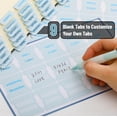 thumbnail image 3 of Mr. Pen- Bible Tabs, 75 Tabs, Light Dusty Blue, Blue Foil Lettering, Laminated Bible Tabs for Women and Men, Mr Pen Bible Tabs for Study Bible Index Tabs, Bible Book Tabs, Bible Labels Tabs, 3 of 6