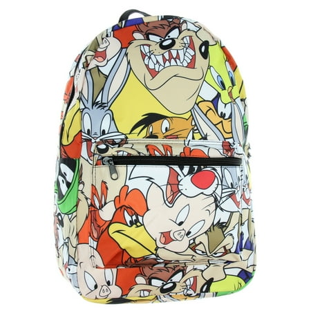 Bioworld - Looney Tunes Backpack Cartoon Characters All Over Print ...