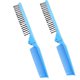 thumbnail image 5 of 2 Pedazos Peine Antiestático de Cabello con Doble Cabeza Resistente a Calor Azul Yuyangstore Peine de bolsillo plegable, 5 of 7