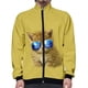 thumbnail image 2 of Nueva chaqueta de gato Animel 3D para hombre y mujer, estilo Harajuku Hip Hop, sudaderas con capucha de nuevo estilo, sudadera informal con cuello alto y cremallera, ropa para hombre, 2 of 5