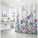 thumbnail image 1 of Cortina de ducha de poliéster con flores y plantas, acuarela, para baño, cuatro piezas, separación seca y húmeda, aislamiento, impermeable, para baño, 1 of 6