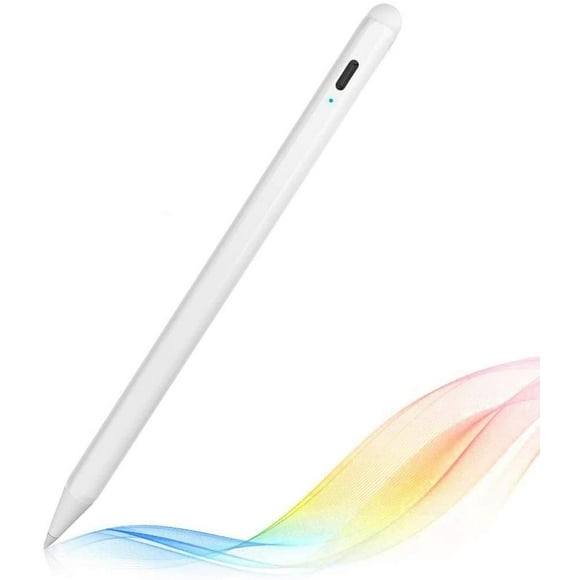 Stylus Pen for iPad Touch Screens, Digital Pencil Capacitive Pen 1.0mm Nib Active Stylus Pen with Palm Rejection for 2018-2020 Apple iPad Pro/Pro 3/6th/7th/Mini/Air Gen Precise Writing/Drawing