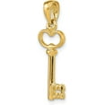 thumbnail image 4 of Solid 10K Yellow Gold Polished 3-D Key Charm - 26mm, 4 of 7