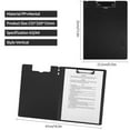 thumbnail image 2 of SKYDUE Clipboards with Pen Compartment for Office, School, Hospital Supplies, Nursing Clipboards for Document File Organization and Business Supplies, Black, 2 of 5