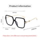 thumbnail image 5 of Sonducket Gafas de moda para mujeres con estilo, gafas anti-luz azul, gafas de ordenador, gafas de lectura, gafas de mujer, montura negra dorada Type2 NO2, 5 of 6