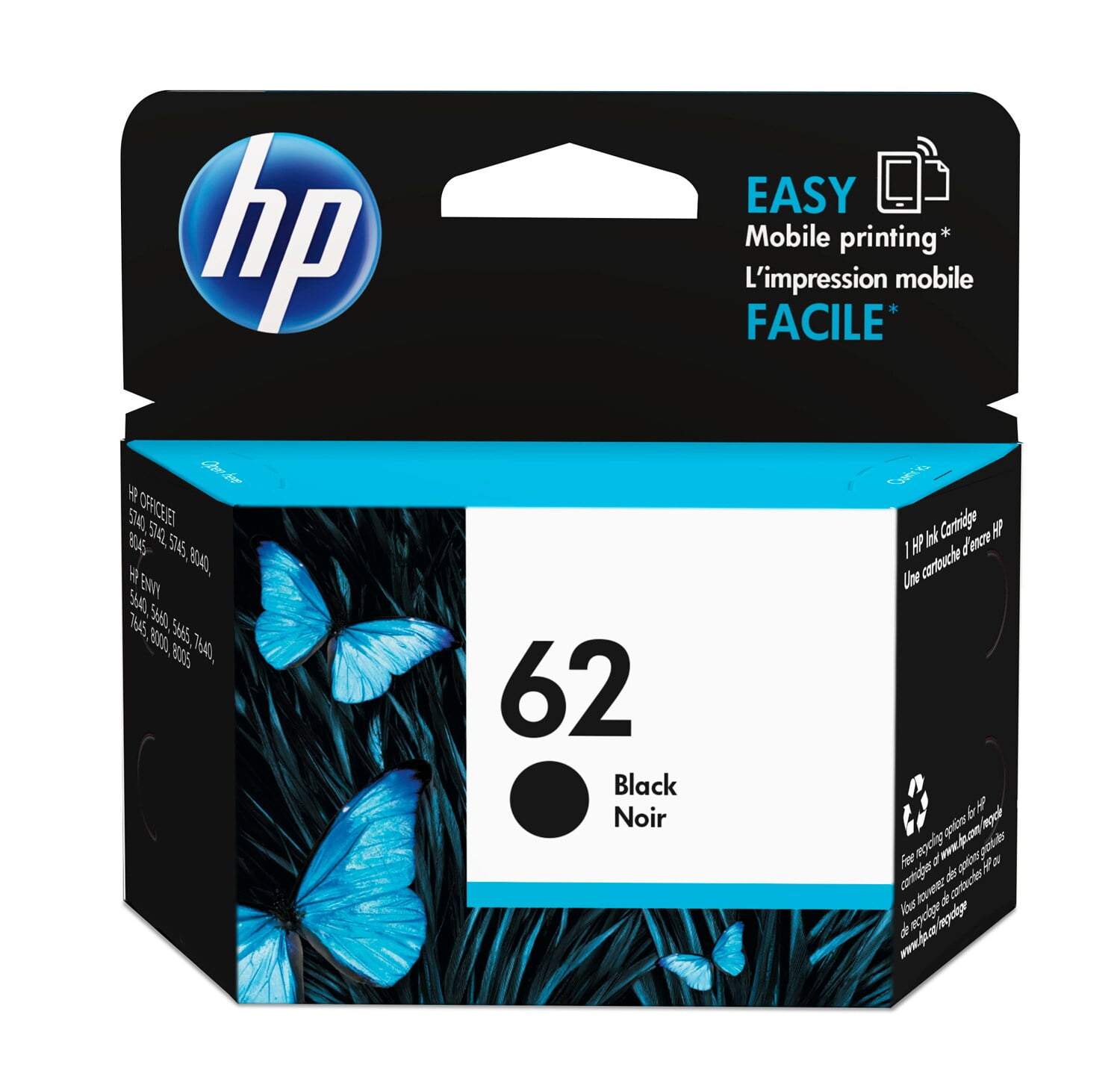 HP 63XL High Yield Original Ink Cartridge, Black, High