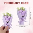 thumbnail image 2 of Uxcell Light Purple Small Bouquet Car Air Freshener Vent Clips, Mini Decorative Rose Bouquet with Fragrance Diffuser for Women, Automotive Air Freshener Decoration, Style 5, 2 of 7